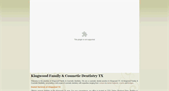 Desktop Screenshot of kingwooddental.com